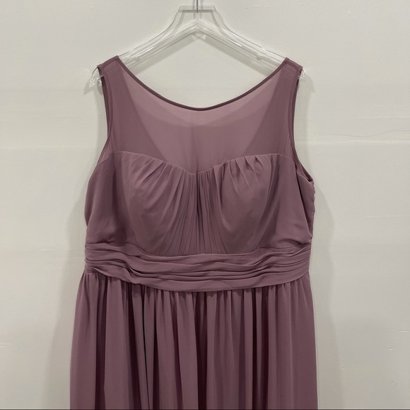 Bill Levkoff Sleeveless Maxi Dress Gown Bridesmaid - Picture 2 of 9